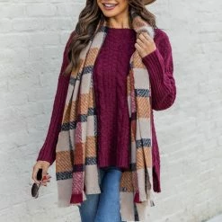 Budget ๐งจ Pink Lily Knowing The Answer Plaid Scarf ๐ 7 Budget ๐งจ Pink Lily Knowing The Answer Plaid Scarf ๐ -Glam-girl Sales 176670 5 650x