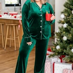Best deal 🧨 Pink Lily Asking Again Green Velvet Lounge Pants 🎁 -Glam-girl Sales 177314 177316 18 650x