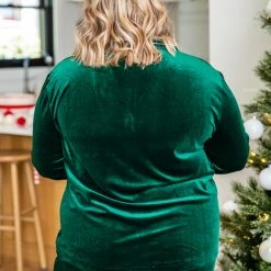 Outlet 😉 Pink Lily Asking Again Green Velvet Button Front Lounge Top ❤️ -Glam-girl Sales 177314 177316 25 650x