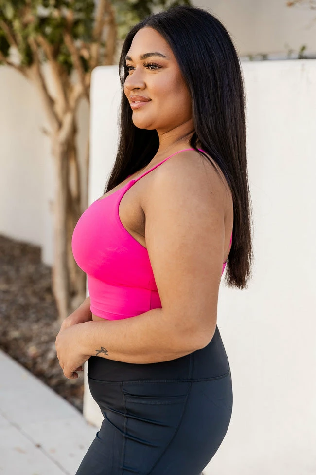 Hot Sale ๐งจ Pink Lily Let's Seize The Day Hot Pink Bra Top ๐ 10 Hot Sale ๐งจ Pink Lily Let's Seize The Day Hot Pink Bra Top ๐ - Image 8