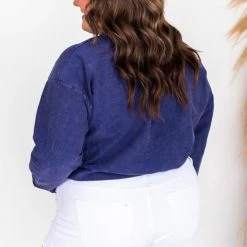 Best Sale 😍 Pink Lily Stellar Weekend Navy Acid Wash Cropped Cord Sweatshirt 😍 -Glam-girl Sales 179868 1 a30908c3 186f 4bd3 9ccb 2d5be6cce8ff 650x