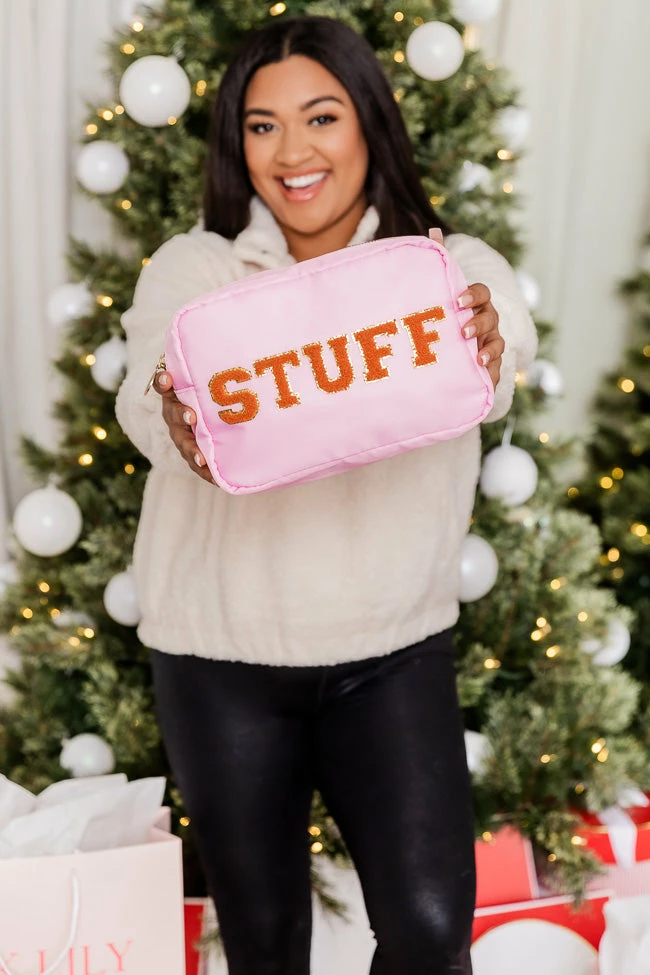 Wholesale π₯ Pink Lily Stuff Patch Orange/Pink Large Bag FINAL SALE π 3 Wholesale π₯ Pink Lily Stuff Patch Orange/Pink Large Bag FINAL SALE π