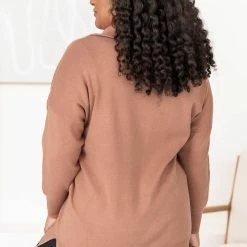 Cheap 🛒 Pink Lily Pulling Heartstrings Camel Quarter Zip Pullover 😀 -Glam-girl Sales 183436 1 9a0f0023 b21d 43a6 a3b7 13391e425a77 650x