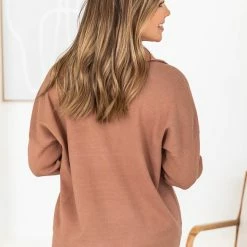 Cheap 🛒 Pink Lily Pulling Heartstrings Camel Quarter Zip Pullover 😀 -Glam-girl Sales 183436 4 d39bce97 2fd9 41f8 9497 536fb46573c3 650x