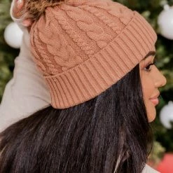 Outlet ✨ Pink Lily Top Of Mind Deep Mauve Beanie ✨ -Glam-girl Sales 184492 2 650x