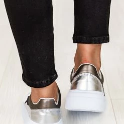 Cheap 😍 Pink Lily Cleo Pewter And Black Star 👟 Sneakers 😀 8 Cheap 😍 Pink Lily Cleo Pewter And Black Star 👟 Sneakers 😀 -Glam-girl Sales 185142 2 650x