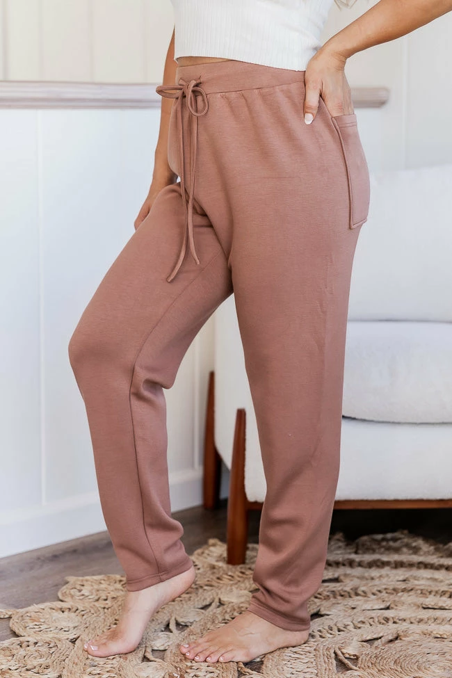 Budget ๐ Pink Lily How Will I Know Brown Lounge Pants ๐ฅฐ 6 Budget ๐ Pink Lily How Will I Know Brown Lounge Pants ๐ฅฐ - Image 4