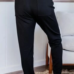 Cheapest 🔔 Pink Lily How Will I Know Black Lounge Pants 😉 -Glam-girl Sales 185230 185224 13 650x