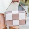 Promo ⌛ Pink Lily Chic Intuition Beige And Brown Checkered Crossbody Purse ❤️ -Glam-girl Sales 185354 4 650x
