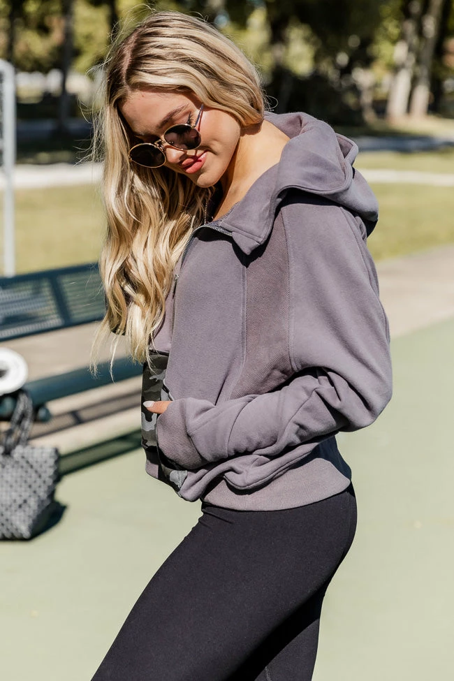 Discount 😀 Pink Lily Making It Look Easy Camo Ribbed Shoulder Quarter Zip Pullover 🌟 10 Discount 😀 Pink Lily Making It Look Easy Camo Ribbed Shoulder Quarter Zip Pullover 🌟 - Image 8