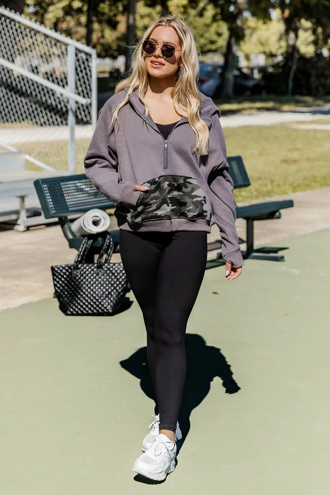 Discount 😀 Pink Lily Making It Look Easy Camo Ribbed Shoulder Quarter Zip Pullover 🌟 8 Discount 😀 Pink Lily Making It Look Easy Camo Ribbed Shoulder Quarter Zip Pullover 🌟 - Image 6