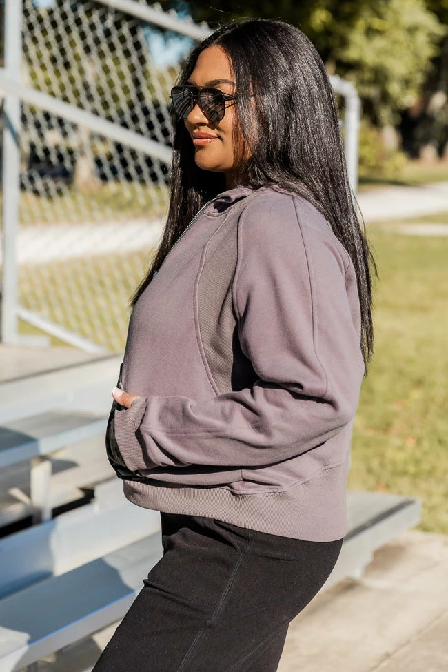 Discount 😀 Pink Lily Making It Look Easy Camo Ribbed Shoulder Quarter Zip Pullover 🌟 6 Discount 😀 Pink Lily Making It Look Easy Camo Ribbed Shoulder Quarter Zip Pullover 🌟 - Image 4