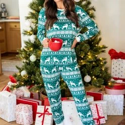 Best deal ๐งจ Pink Lily Underneath The Tree Green ๐ Christmas Print Pajama Joggers ๐ 18 Best deal ๐งจ Pink Lily Underneath The Tree Green ๐ Christmas Print Pajama Joggers ๐ -Glam-girl Sales 185654 185656 18 650x