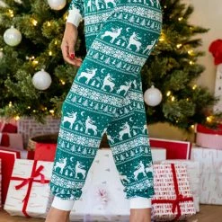 Best deal ๐งจ Pink Lily Underneath The Tree Green ๐ Christmas Print Pajama Joggers ๐ 20 Best deal ๐งจ Pink Lily Underneath The Tree Green ๐ Christmas Print Pajama Joggers ๐ -Glam-girl Sales 185654 185656 26 650x