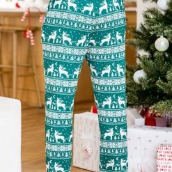 Discount 🎉 Pink Lily Mens Underneath The Tree Green 🎅 Christmas Print Pajama Joggers 🎉 -Glam-girl Sales 185658 185660 10 650x