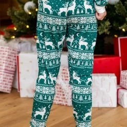 Best Pirce ✔️ Pink Lily Kids Underneath The Tree Green 🎅 Christmas Print Pajama Set ✨ -Glam-girl Sales 185662 185662 185658 185656 185654 22 650x