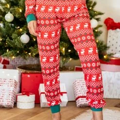 Wholesale ๐ Pink Lily Home For The Holidays Red โ Christmas Print Pajama Joggers โ 16 Wholesale ๐ Pink Lily Home For The Holidays Red โ Christmas Print Pajama Joggers โ -Glam-girl Sales 185674 185676 14 650x