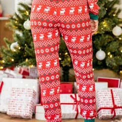 Wholesale ๐ Pink Lily Home For The Holidays Red โ Christmas Print Pajama Joggers โ 18 Wholesale ๐ Pink Lily Home For The Holidays Red โ Christmas Print Pajama Joggers โ -Glam-girl Sales 185674 185676 16 650x