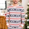 New ❤️ Pink Lily Mens Holly And Jolly Charcoal 🔔 Christmas Print Pajama Top 😀 -Glam-girl Sales 185688 185690 5 650x