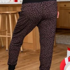 Top 10 🛒 Pink Lily All I Want For 🎄 Christmas Charcoal Leopard Print Pajama Joggers ✨ -Glam-girl Sales 185704 185706 12 650x