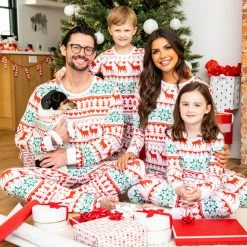 Deals 🌟 Pink Lily Kids Santa Tell Me Red And Ivory ❄ Christmas Print Pajama Set 👍 -Glam-girl Sales 185716 petsantatellme 185664 185666 185668 185670 185672 santatellme 1 650x