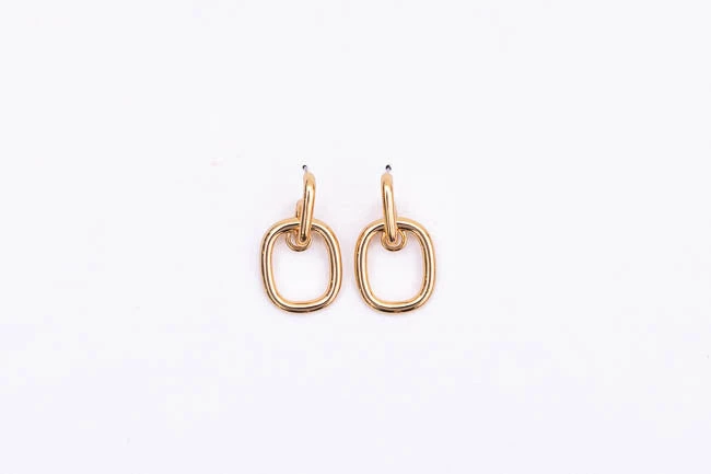 New ๐ Pink Lily Build You Up Gold Square Earrings ๐ 5 New ๐ Pink Lily Build You Up Gold Square Earrings ๐ - Image 3