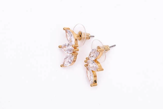 Budget π Pink Lily In Your Own Words Gold And Silver Petal Earrings π 6 Budget π Pink Lily In Your Own Words Gold And Silver Petal Earrings π - Image 4