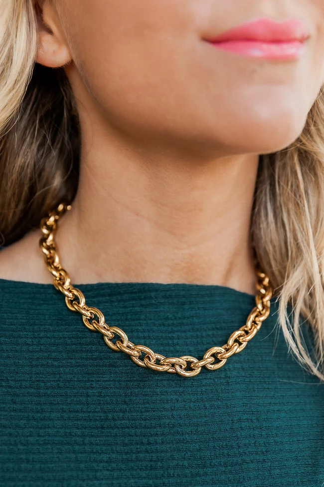 Deals 𧨠Pink Lily I Turn To You Gold Chunk Necklace π 4 Deals 𧨠Pink Lily I Turn To You Gold Chunk Necklace π - Image 2