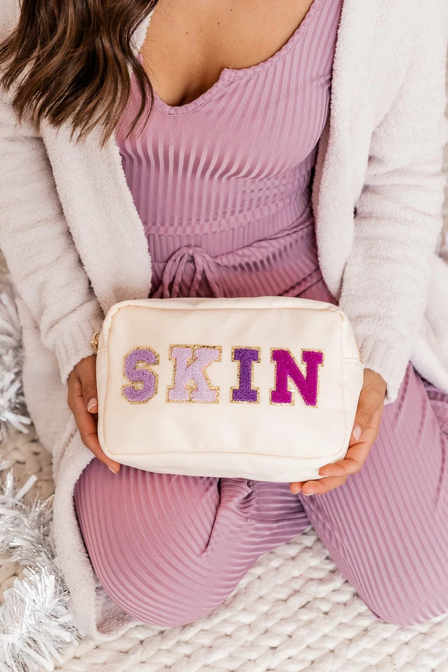 Brand new π₯ Pink Lily Skin Purple/Tan Medium Bag π 4 Brand new π₯ Pink Lily Skin Purple/Tan Medium Bag π - Image 2
