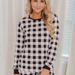 Flash Sale π Pink Lily In Your Mind Beige/Black Plaid Pajama Top β¨ 12 Flash Sale π Pink Lily In Your Mind Beige/Black Plaid Pajama Top β¨ -Glam-girl Sales 185834 185836 4 650x
