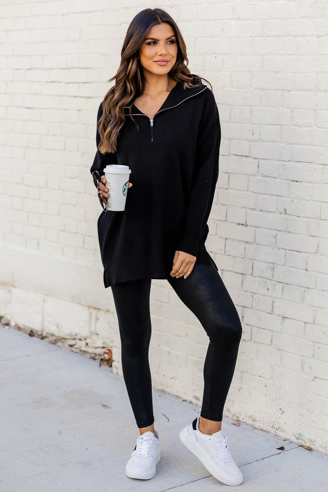 Best Pirce π Pink Lily Pulling Heartstrings Black Quarter Zip Pullover βοΈ 8 Best Pirce π Pink Lily Pulling Heartstrings Black Quarter Zip Pullover βοΈ - Image 6