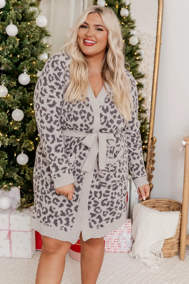 Coupon โจ Pink Lily Making Snow Angels Grey Small Leopard Print Robe ๐ 8 Coupon โจ Pink Lily Making Snow Angels Grey Small Leopard Print Robe ๐ - Image 6
