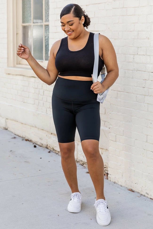 Flash Sale 𧨠Pink Lily Heavy Hitter Black Biker Shorts π 3 Flash Sale 𧨠Pink Lily Heavy Hitter Black Biker Shorts π