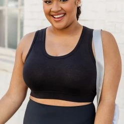 Discount ✔️ Pink Lily Victory Lap Black Lounge Tank 🧨