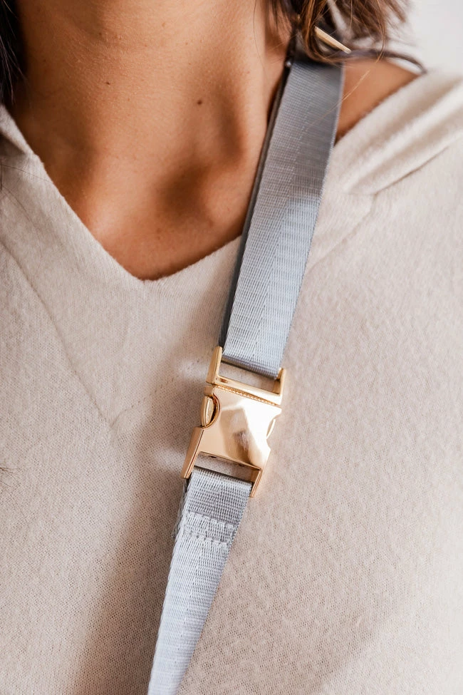 Buy ⭐ Pink Lily Heading Out Light Grey Sherpa Belt Bag FINAL SALE ✔️ 4 Buy ⭐ Pink Lily Heading Out Light Grey Sherpa Belt Bag FINAL SALE ✔️ - Image 2