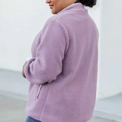 Budget 😍 Pink Lily Making Time For Me Purple Sherpa Jacket ⌛ -Glam-girl Sales 186236 22 650x