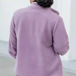 Budget 😍 Pink Lily Making Time For Me Purple Sherpa Jacket ⌛ -Glam-girl Sales 186236 23 650x