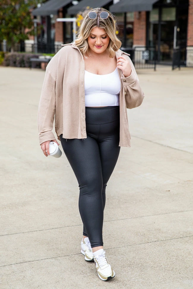 Best reviews of 👏 Pink Lily Change The Game Oatmeal Waffle Knit Shacket 🥰 9 Best reviews of 👏 Pink Lily Change The Game Oatmeal Waffle Knit Shacket 🥰 - Image 7