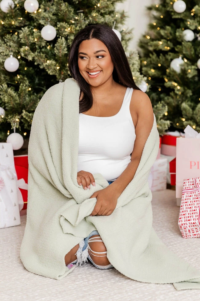 Flash Sale π― Pink Lily Make Me Believe Solid Sage Blanket π₯° 3 Flash Sale π― Pink Lily Make Me Believe Solid Sage Blanket π₯°