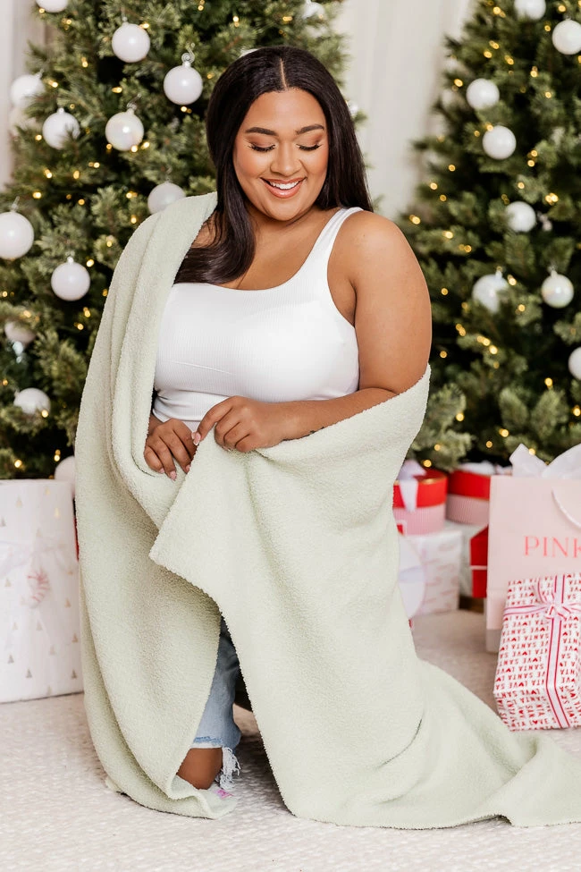 Flash Sale π― Pink Lily Make Me Believe Solid Sage Blanket π₯° 4 Flash Sale π― Pink Lily Make Me Believe Solid Sage Blanket π₯° - Image 2