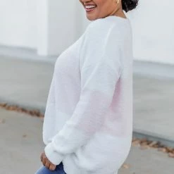 Outlet 😉 Pink Lily Story To Tell Light Pink Colorblock Fuzzy Sweater FINAL SALE 🤩 16 Outlet 😉 Pink Lily Story To Tell Light Pink Colorblock Fuzzy Sweater FINAL SALE 🤩 -Glam-girl Sales 186384 13 650x