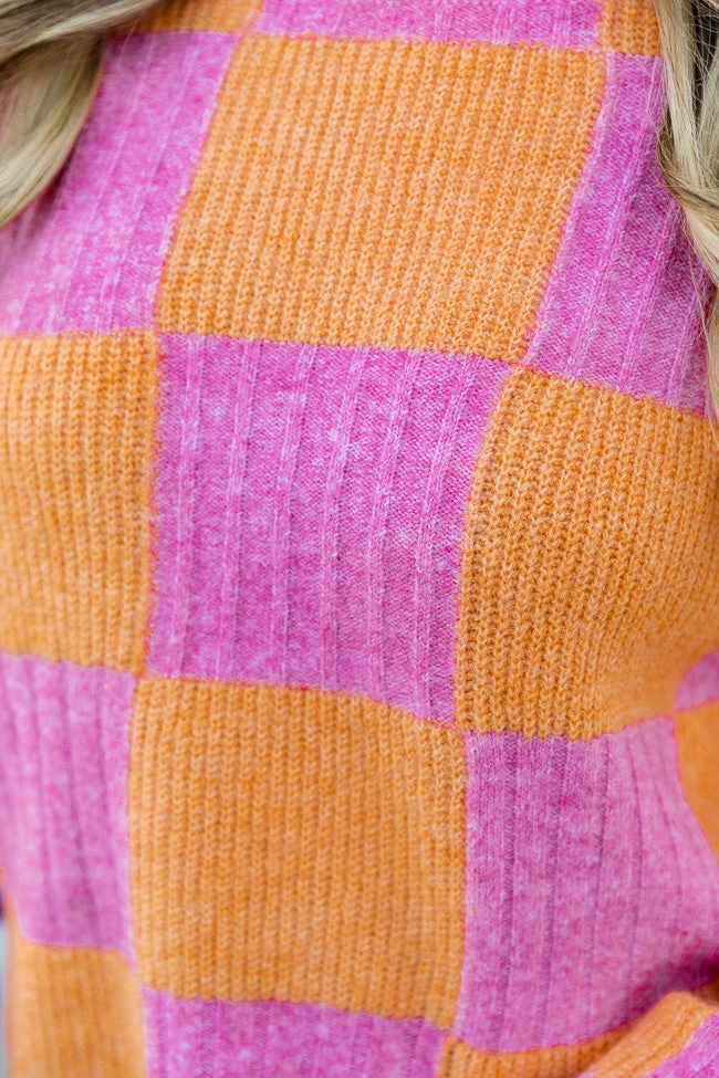 Top 10 โญ Pink Lily Illuminating Spirit Pink And Orange Fuzzy Checkered Sweater FINAL SALE ๐ 8 Top 10 โญ Pink Lily Illuminating Spirit Pink And Orange Fuzzy Checkered Sweater FINAL SALE ๐ - Image 6
