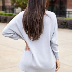 Flash Sale 😍 Pink Lily Pulling Heartstrings Grey Quarter Zip Pullover 😍 -Glam-girl Sales 186542 7 650x