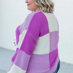 Budget 🛒 Pink Lily Feeling Special Purple Colorblock Sweater 🎁 18 Budget 🛒 Pink Lily Feeling Special Purple Colorblock Sweater 🎁 -Glam-girl Sales 186676 25 650x