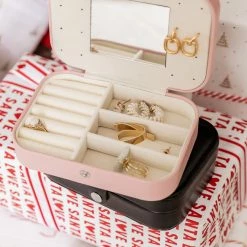 Flash Sale β Pink Lily I'm Still Bejeweled Pink Jewelry Case π