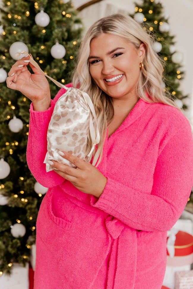 Outlet 🎁 Pink Lily In Hibernation Beige Leopard Print Pillow Case Set 👍 6 Outlet 🎁 Pink Lily In Hibernation Beige Leopard Print Pillow Case Set 👍 - Image 4