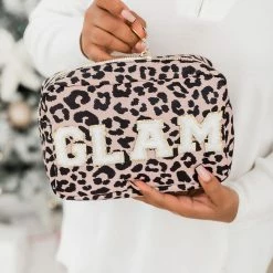 Top 10 π Pink Lily Glam Leopard Print Medium Patch Bag π₯°