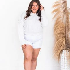 Budget 🎉 Pink Lily Stellar Weekend Grey Acid Wash Cropped Cord Sweatshirt 🔔 -Glam-girl Sales 1K0A4038 650x