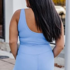 Deals 🥰 Pink Lily In Alignment Ribbed Blue Sports Bra ⌛ -Glam-girl Sales 219A2116 650x