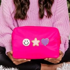 Best reviews of 💯 Pink Lily Large Hot Pink Bag FINAL SALE 😀 -Glam-girl Sales 219A8748 1 650x